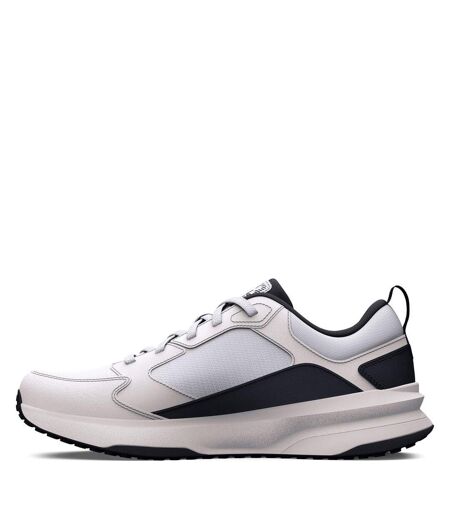 Mens Charged Edge Leather Trainers White Black Under Armour