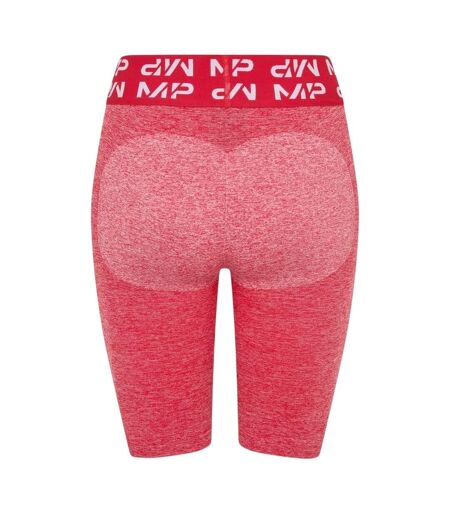 Womens/ladies Seamless Slim Cycling Shorts Pink MyProtien