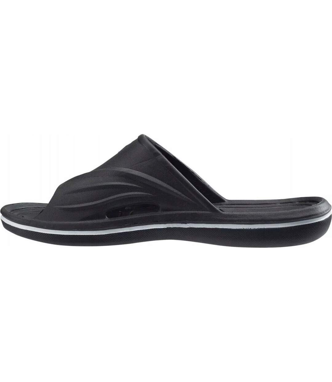 Claquettes Awerten Homme Noir Blanc Martes-3