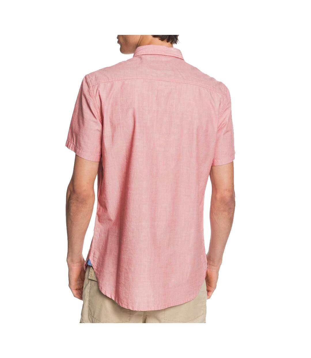 Chemise Rose Homme Quiksilver MC Wilsdenss