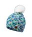 Bonnet D´hiver Lady Vikna Femme Blanc Bleu Vert Clair Chiné Hi-Tec-3