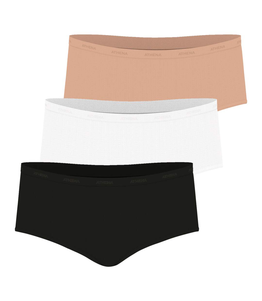 Lot de 3 boxers femme Ecopack Basic