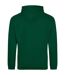 Unisex adult college hoodie rainforest green Awdis-2