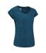 T-shirt retreat femme bleu sarcelle foncé Mountain Warehouse