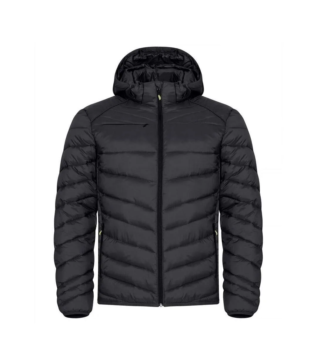 Mens Idaho Padded Jacket Black Clique-1