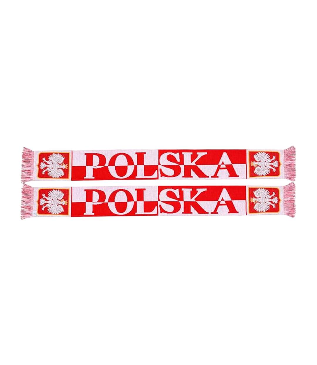Écharpe Motif/style Emblème Taille Unique Blanc Rouge Poland FA-3