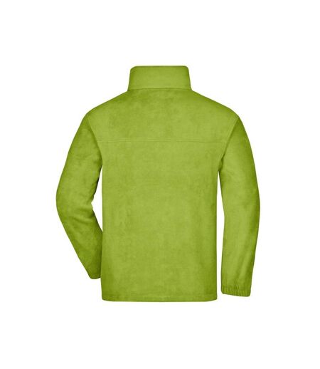 Veste Polaire Homme Vert Citron James And Nicholson