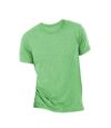 Canvas Mens Triblend Crew Neck Plain Short Sleeve T-Shirt (Grass Green Triblend) - UTBC2596
