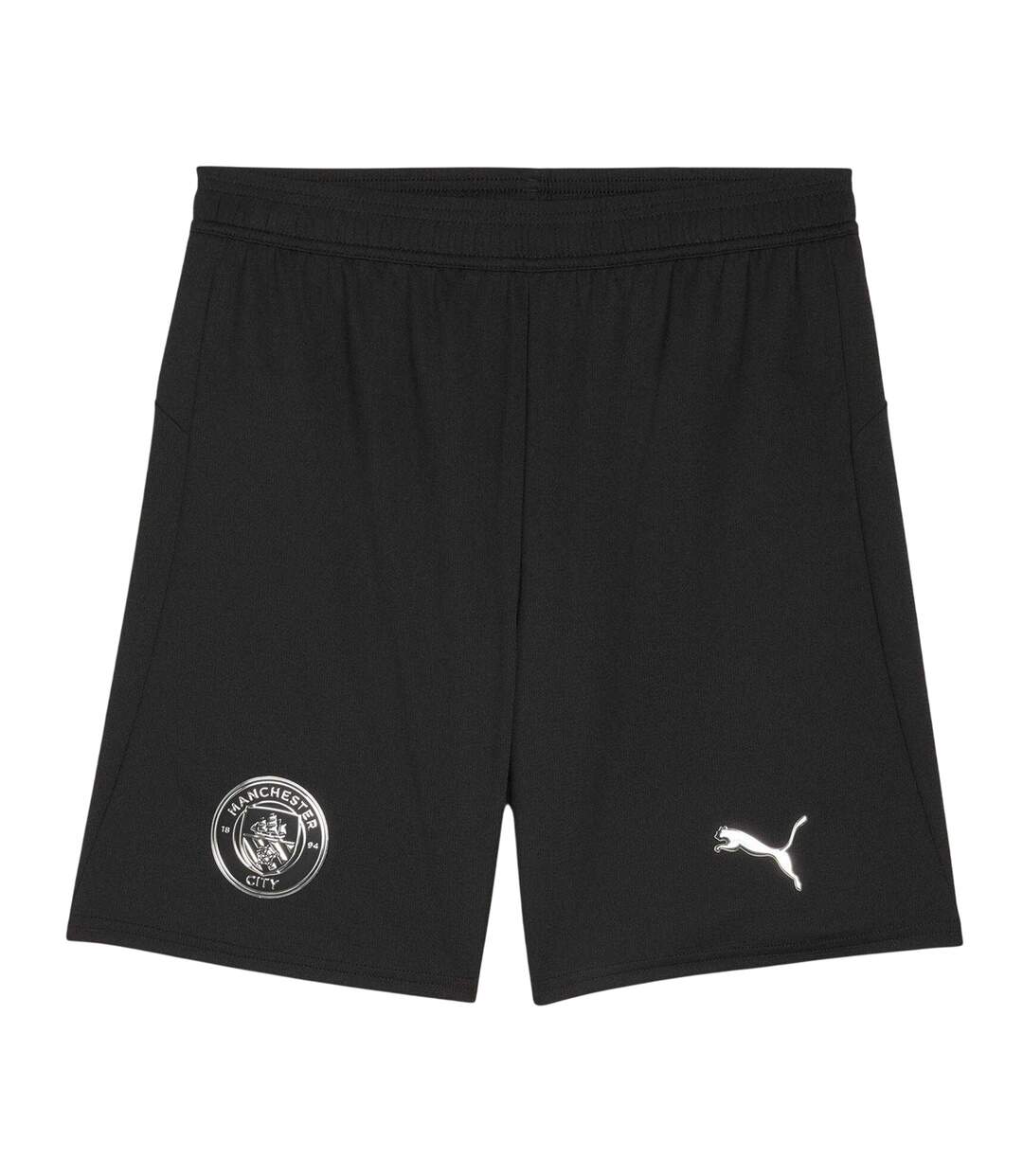 Mens 25/26 Manchester City Fc Away Shorts Black Puma-1