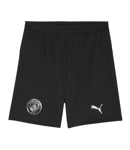 Mens 25/26 Manchester City Fc Away Shorts Black Puma