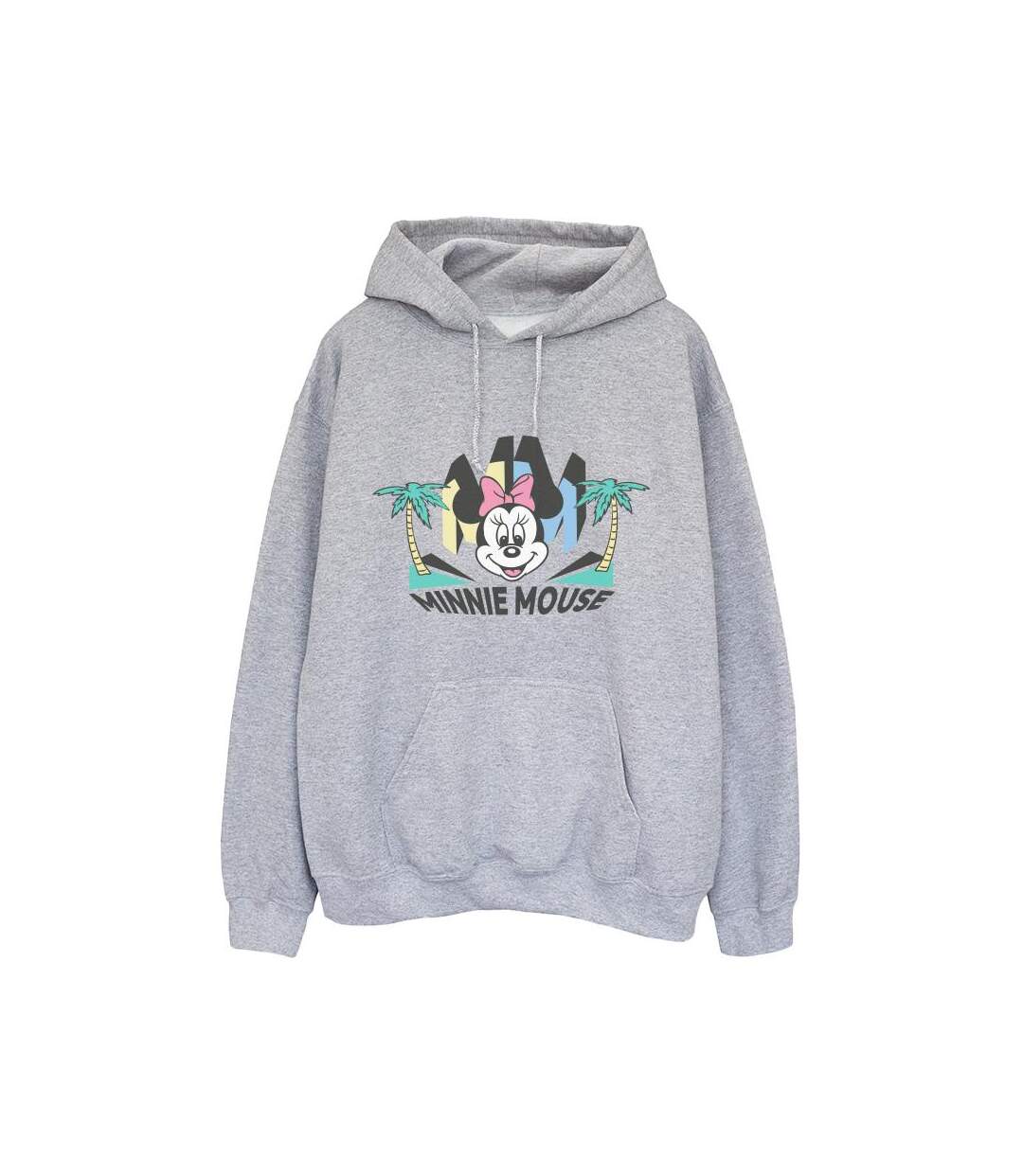 Disney Womens/Ladies Minnie MM Palm Hoodie (Gris sportif) - UTBI11475-1