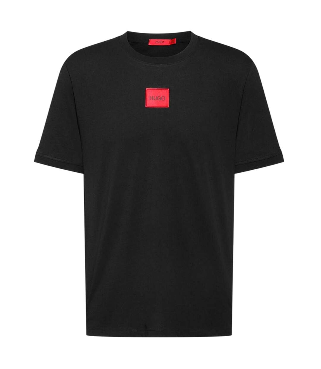 T-shirt Motif/style Logo Sur Poitrine Diragolino Homme Noir Hugo-2