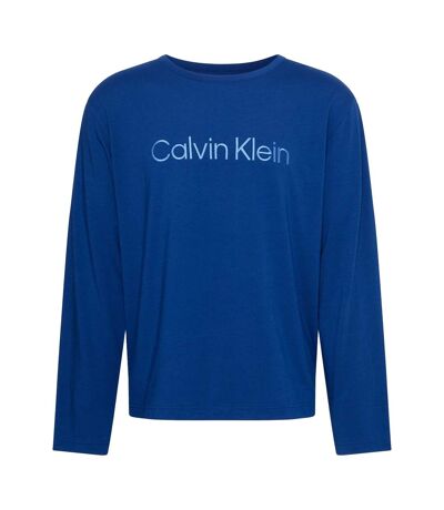 T-shirt Manches Longues Homme Bleu Calvin Klein