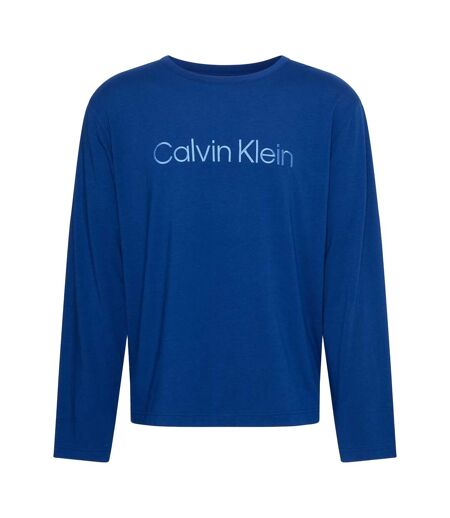 T-shirt Manches Longues Homme Bleu Calvin Klein