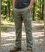 Pantalon Cargo en Toile Canvas 100% Coton Vert Tilleul-1
