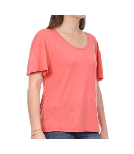 T-shirt Corail Femme Teddy Smith Tifani - M