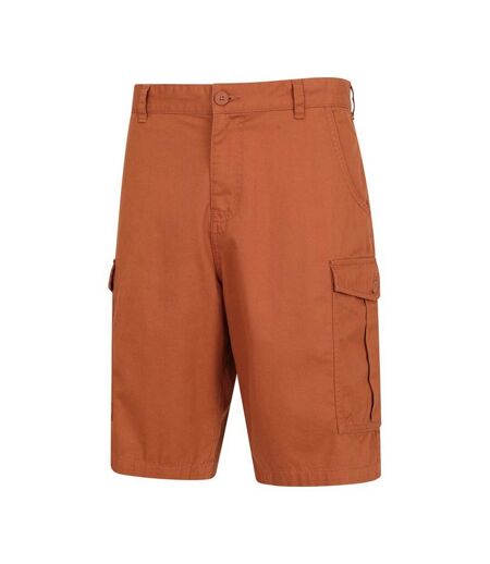 Mens Lakeside Cargo Shorts Rust Mountain Warehouse