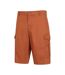 Mens Lakeside Cargo Shorts Rust Mountain Warehouse-3