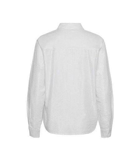 Chemise blanche/argenté femme pieces cirene