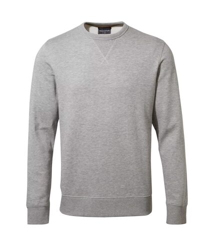 Craghoppers Mens Tain Marl Sweatshirt (Soft Grey) - UTCG1906