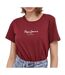 T-shirt Bordeaux Femme Pepe jeans Wendys - XS-1