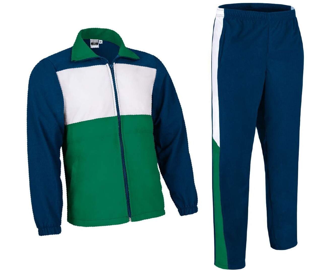 Ensemble veste pantalon sport homme - VERSUS - bleu marine - blanc - vert-1