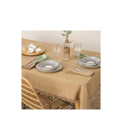 Nappe Déco à Franges Maha 150x250cm Beige