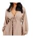 Womens/ladies A-line Mini Dress Taupe Brave Soul-4