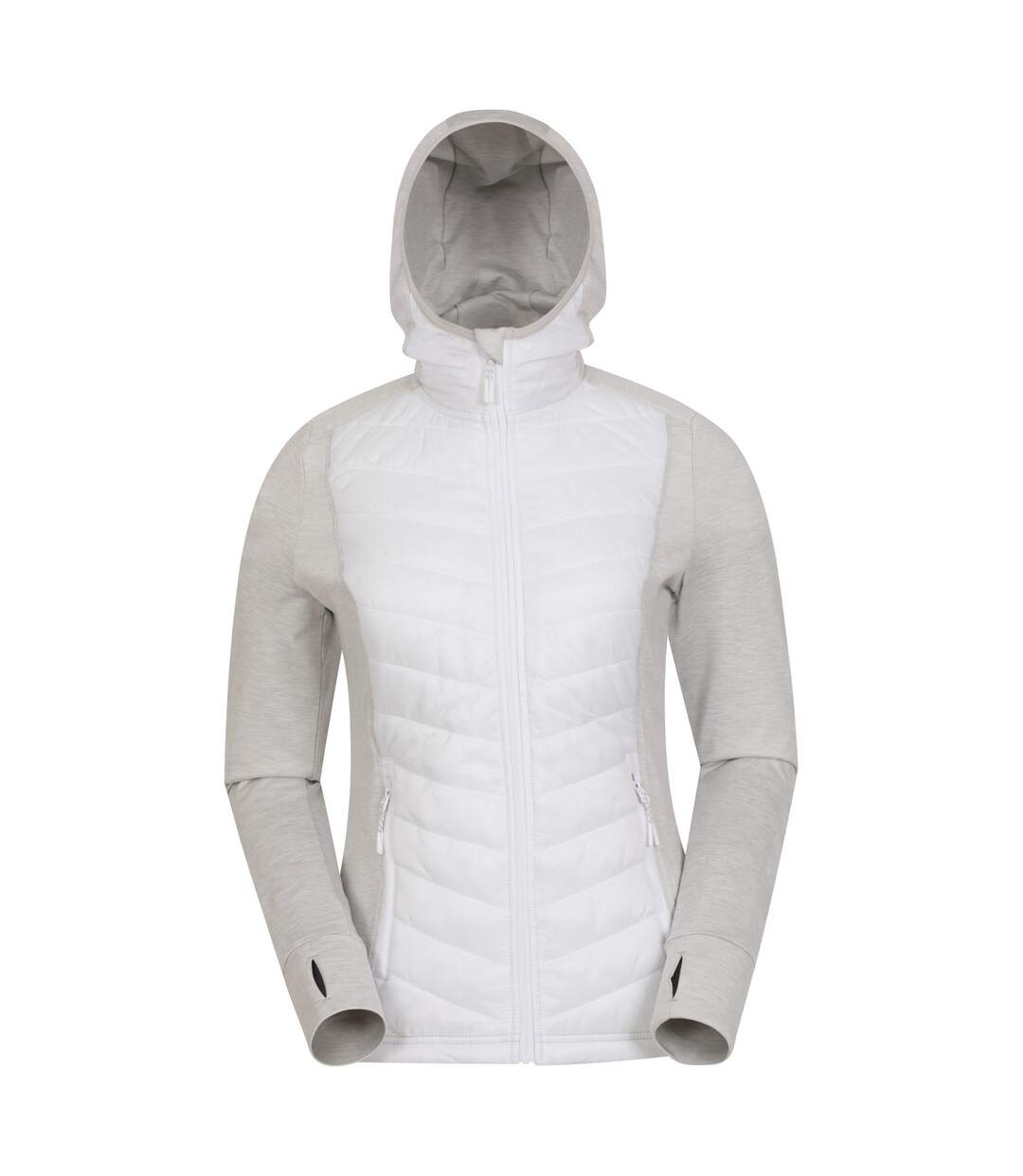 Doudoune Matelassée Action Packed Femme Blanc Mountain Warehouse-1