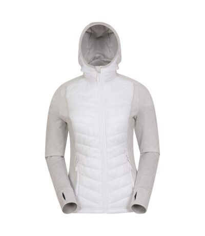 Doudoune Matelassée Action Packed Femme Blanc Mountain Warehouse