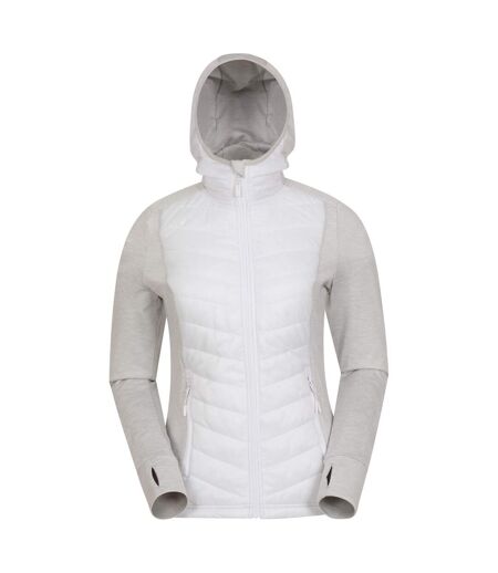 Doudoune Matelassée Action Packed Femme Blanc Mountain Warehouse