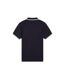 Polo Motif/style Double Pointe Homme Bleu Marine Foncé Fred Perry-3