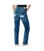 Jean slim bleu femme kaporal remar-2