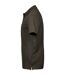Mens Luxury Stretch Polo Shirt Dark Olive Tee Jays-3