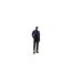 Mens Skiles Padded Hybrid Jacket Navy Boss-1
