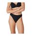 Slip de bain taille haute noir Sanary-2