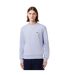 Mens Fleece Crew Neck Sweatshirt Blue Lacoste-1