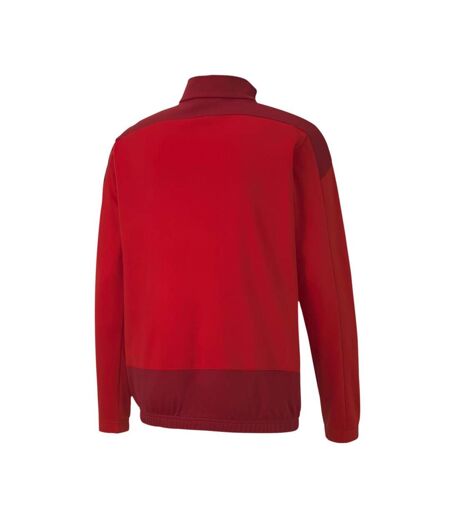 Veste zippée rouge homme puma teamgoal - l