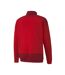 Veste zippée rouge homme puma teamgoal - l-2