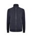 Mens Shepherd Woven Full Zip Sweatshirt Dark Blue Boss-1