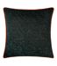 Paoletti Chenille Piped Throw Pillow Cover (Emerald) (50cm x 50cm) - UTRV3177