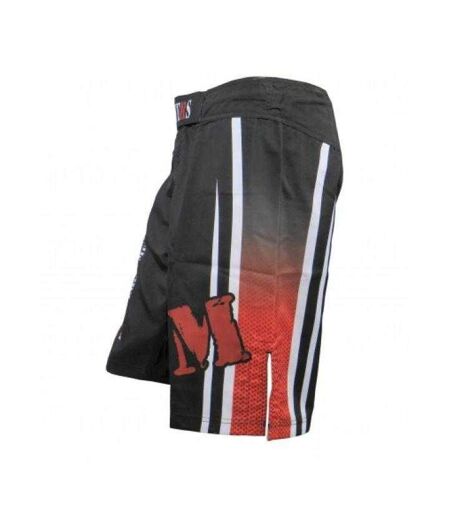 Mens Polyester Martial Arts Fight Shorts Black Masters