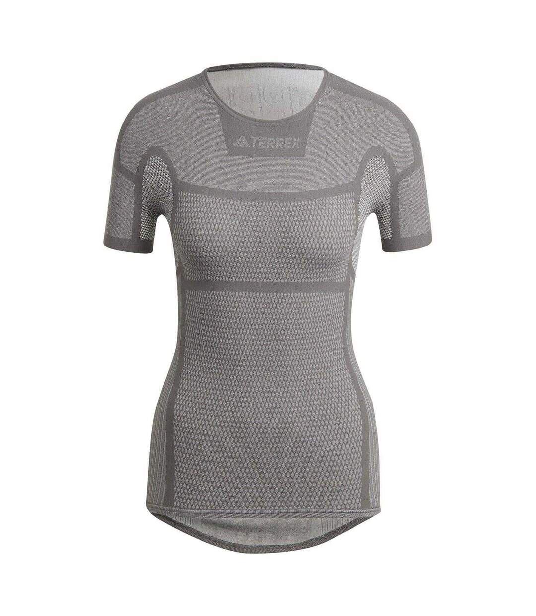 T-shirt Terrex Drynamo Femme Gris Blanc Adidas-2