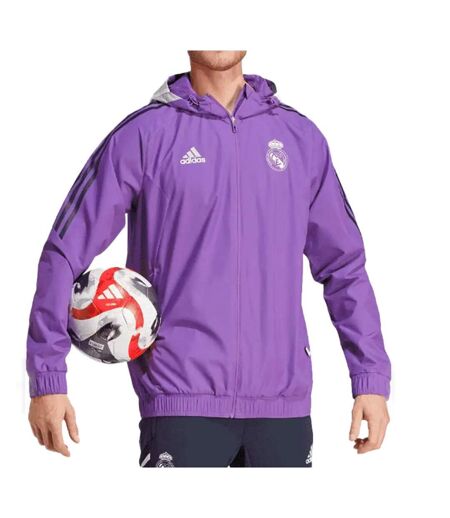 Real madrid coupe vent violet homme adidas 2022/23 - l
