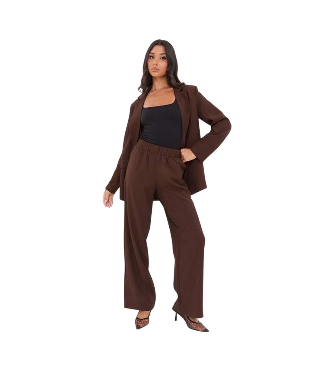 Pantalon Femme Marron I Saw It First-1