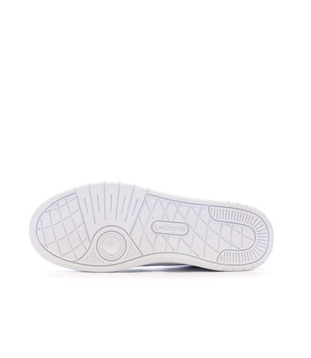 Baskets blanc/vert homme lacoste t-clip set 224
