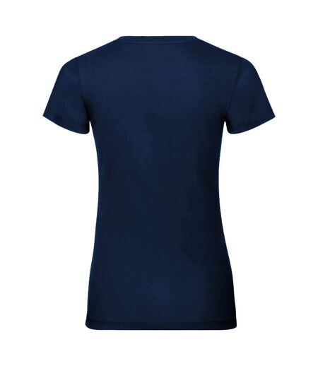 Russell Womens/Ladies Organic Short-Sleeved T-Shirt (French Navy) - UTBC4715