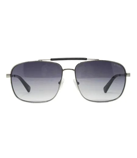 Unisex Adult Gu5210 Pilot Sunglasses One Size Gunmetal Guess