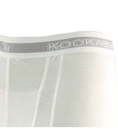 Mens jock shorts white/blue Kookaburra