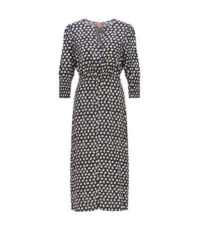 Robe Dalfori Femme Noir Blanc Boss